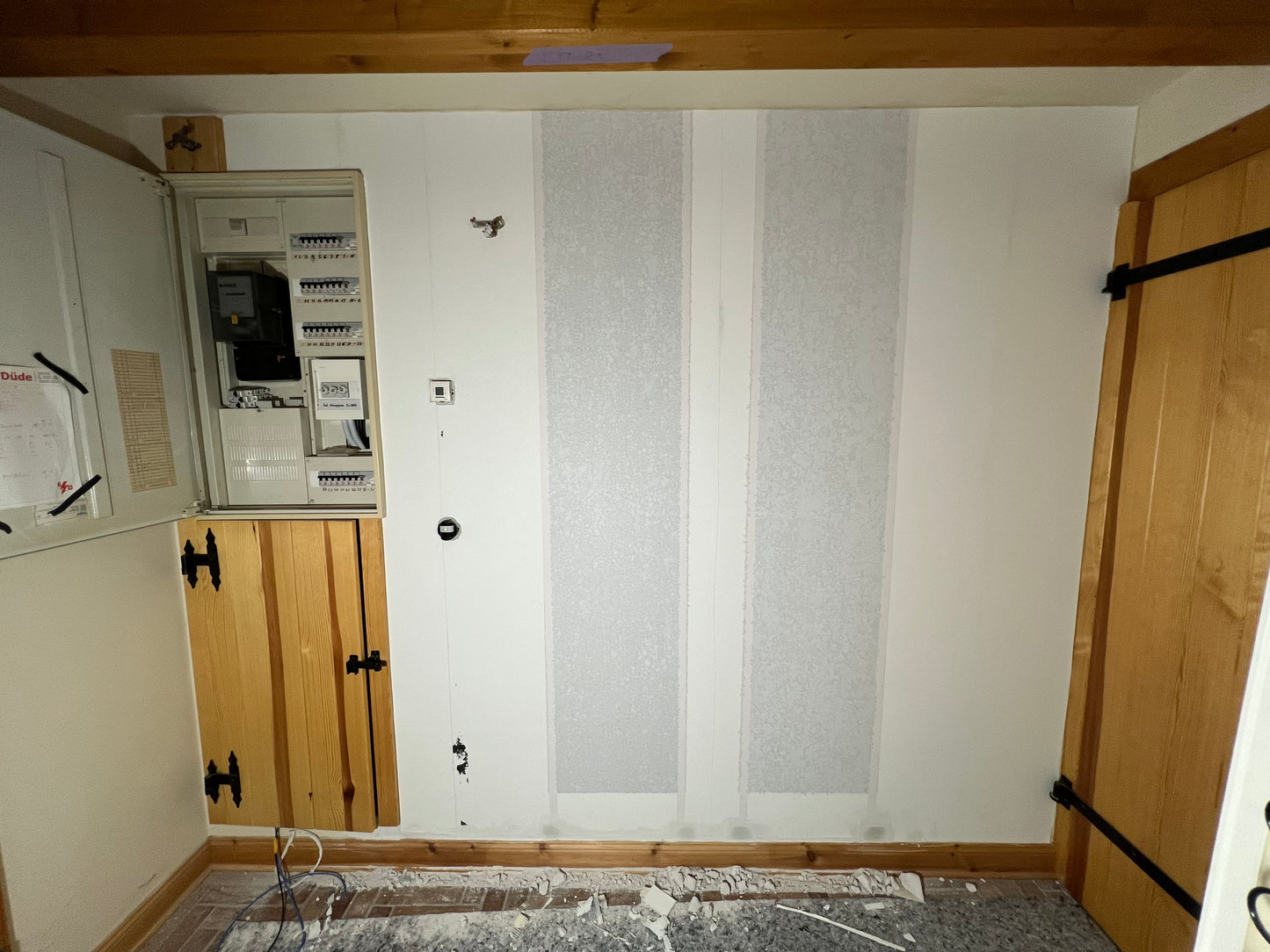 Verlegung Wand